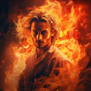 Fire Focus: Blaze Concentration Melodies - Powerful Mind Strength