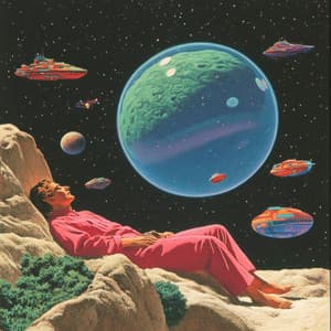 Béatitude Rosée: Voyager à Travers le Paysage Rose Éthéré du Sommeil - Musique Japonaise Ensemble