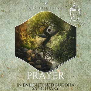 Prayer in Enlightened Buddha Sanctuary - Buddhist Fusion