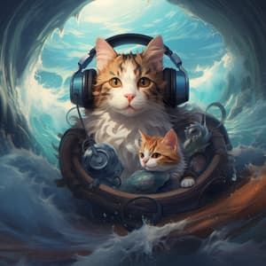 Ocean Whiskers: Cats Soothing Sounds - Kitten Music Therapy