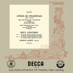 Liszt: Années de pèlerinage; Légendes - Franz Liszt