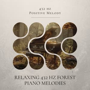 Relaxing 432 Hz Forest Piano Melodies - 432 hz Positive Melody
