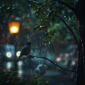 Peaceful Binaural Relaxation with Rain Nature and Birds - Earth Frequencies