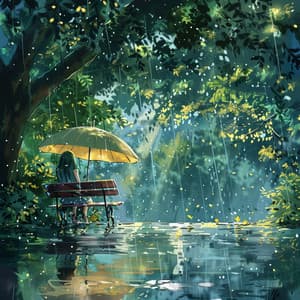 Calma Entre La Lluvia: Ondas Tonales Relajantes - Lista de reproducción para la cena