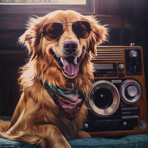 Oasis Calmo Para Perros: Resonancia Vibrante Del Piano - Salón con piano bar