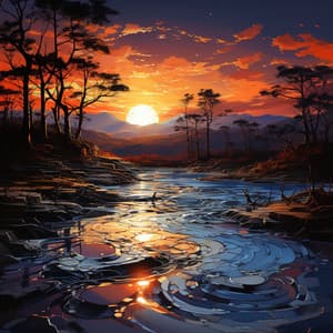 Viaje A La Orilla Del Río: La Cadencia Fluyente Del Agua - Grabaciones relajantes de la Naturaleza