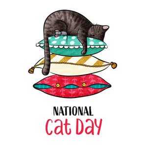 National Cat Day - Ontspanning Muziek Club
