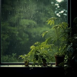 Armonía De Meditación Bajo La Lluvia: Aguaceros Calmantes - Nubes maravillosas