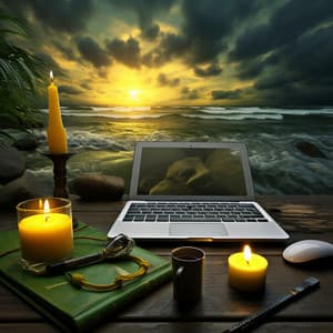 Focused Fire Melodies: Music for Studying - HD Nature Sound Library