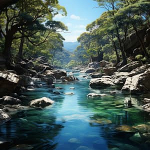 Armonía Melódica De La Naturaleza: El Abrazo Somnoliento Del Río Cuarteto: - ADN de la naturaleza