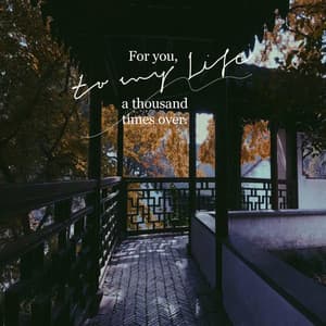 For You,To My Life A Thousand Times Over - Peaceful Pianos