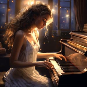 Elegancia Del Piano Celestial: Ecos De La Paz Interior - Esenciales del piano de jazz