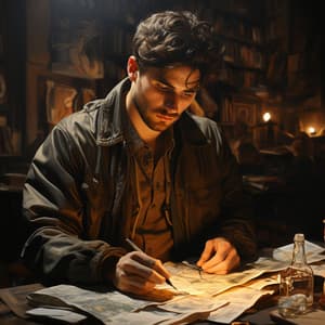 Música De Lluvia: Sonido De Naturaleza Calmante Para El Trabajo Productivo - Noche Nublada