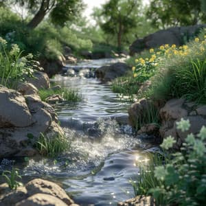 Binaural River Calm: Soothing Water Relaxation - Relaxation