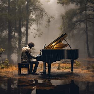Día De Trabajo Tranquilo Con Las Gotas Del Piano Lluvioso - Fabricantes De Lluvia