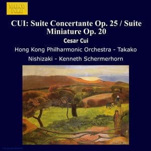 Cui: Suite Concertante Op. 25 / Suite Miniature Op. 20 - César Cui