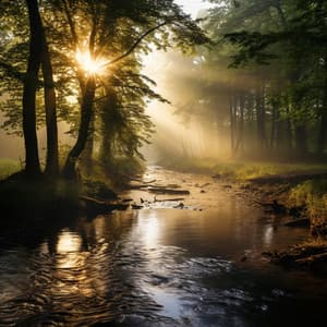 Flujo De Un Río Místico: Viajes Binaurales Para El Estudio - Paisaje sonoro de agua goteando