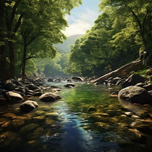 River Relaxation Escape: Gentle Stream Tunes - Field Recordings