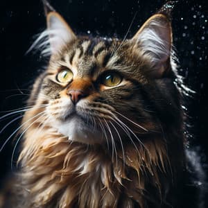 Refugio De Truenos Para Gatos: Truenos De Relajación Con Ronroneos - Tesoros del bosque