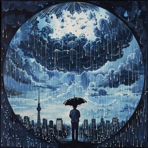 Glänzende Duschträume - Schlafregengeräusche