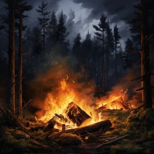 Brasas Calmas: Melodía Serena De Fuego Para La Relajación - Grabaciones de vida silvestre