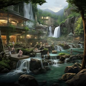 Waterfall Spa: Gentle Cascade Melodies - Music for Stress Relief
