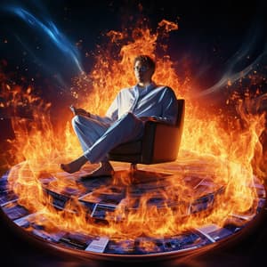 Binaural Relaxation: Fireside Calm Rhythms - The Binaural Beats Factory