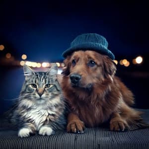 Harmonic Vibes for Pets' Evening Rest - Peaceful Pet Tracks