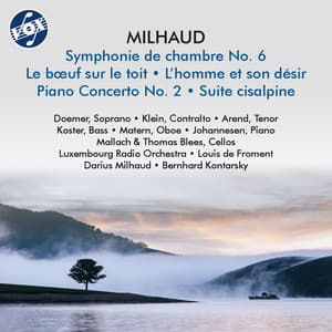 Milhaud: Symphonique de chambre No. 6, Op. 79, Le bœuf sur le toit, Op.58 & Other Works - Darius Milhaud