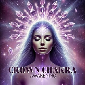 Crown Chakra Awakening: Cosmic Vibration Essence, Violet Energy Flow - Chakra Healing Music Academy