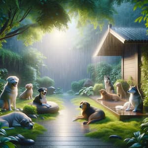 Canine Rain: Gentle Downpour for Dogs - Power and Energy