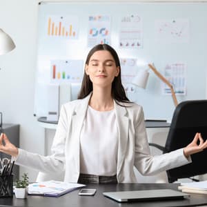 Piano Work Bliss: Rain's Office Meditation - Piano and Rain