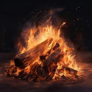 Fire's Warmth: Relaxation's Gentle Embrace - The Chillout Players
