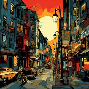 Downtown Jazz Vibes: Timeless Tracks - Popular Jazz Cafe Bar