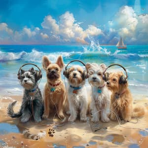 Ocean Comfort: Pets Soothing Tunes - Waves in Regression