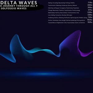 A Journey Through All 9 Solfeggio Waves - Binaural Source