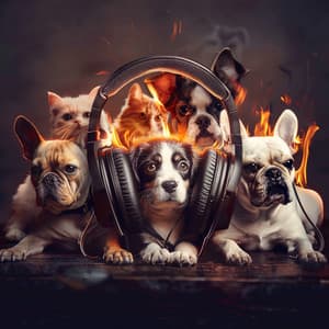 Fire Melody: Pets Calming Tunes - Sleeping Pet Music