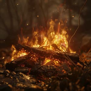 Crackling Focus: Fire Sounds for Deep Work - Reading Background Music