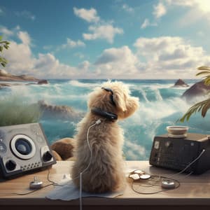 Ocean Peace: Dog Serenity Melody - Evening Chillout Playlist