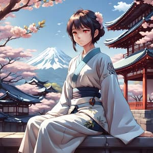 Neon Sakura Lo-Fi: Soft Beats for Focus & Calm - Anime Girl Lofi