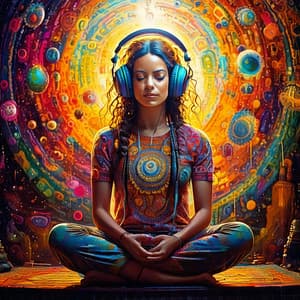 Lofi Meditation Layers: Rhythmic Calm Soundscapes - Binaural Frequencies