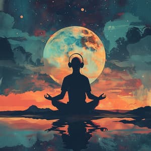 Peaceful Meditation: Relaxing Instrumentals - Night Time Outside
