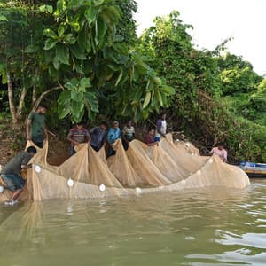 Water's Ambient Embrace: Productive Work - The One-Lane Bridge