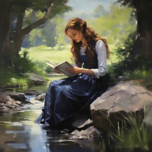 Babbling Books: Stream Music for Study - Ambient Music Bliss