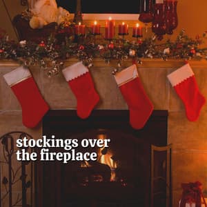 Stockings over the Fireplace - Fireplace FX Studio