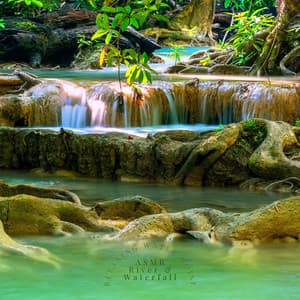 Relaxing Water Noise - ASMR River & Waterfall