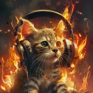 Feline Fire: Calming Music for Cats - Cat Total Relax