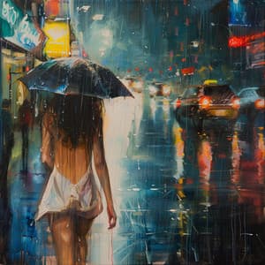 Pulso De Lluvia: Flujo Rítmico Musical - Sonidos relajantes marrones calmantes