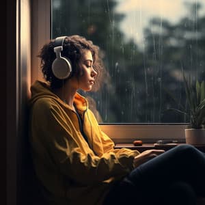 Paisaje Sonoro Binaural De Enfoque: Llovizna De Concentración Suave - Música de Ondas Cerebrales Alfa