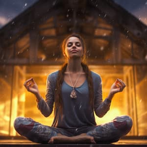 Rainy Yoga Melodies: Music for Stress Relief - Haruna Fields